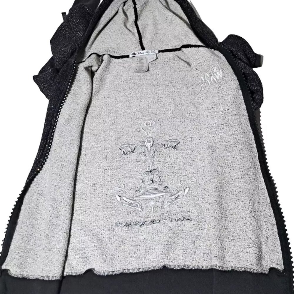 Disney Cruise Line Women's Sz. M Star Wars Bling Full Zip Hoodie PREPY CASUAL - Picture 5 of 11